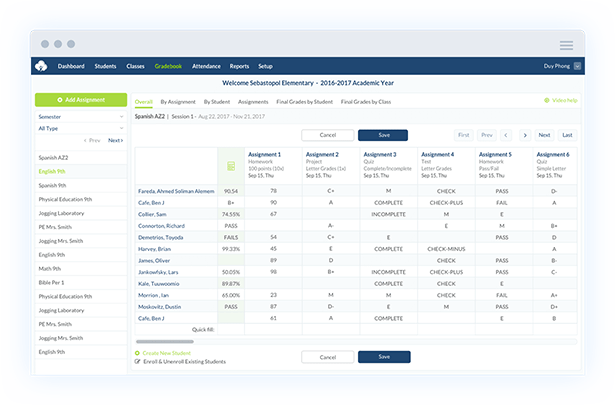 School Management Software with Teacher Gradebooks 1