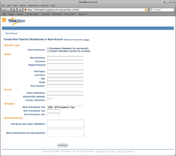 Create New Gradebook